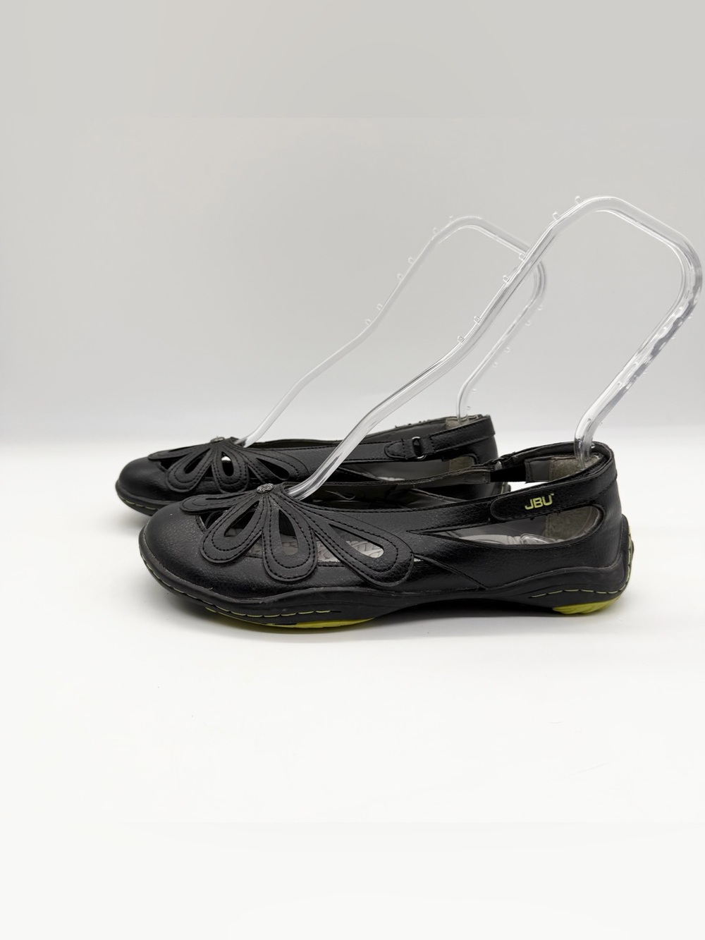 JBU by Jambu Juniper Shoes Ballet Flats Slip On Casual Low Top Black Womens 7.5